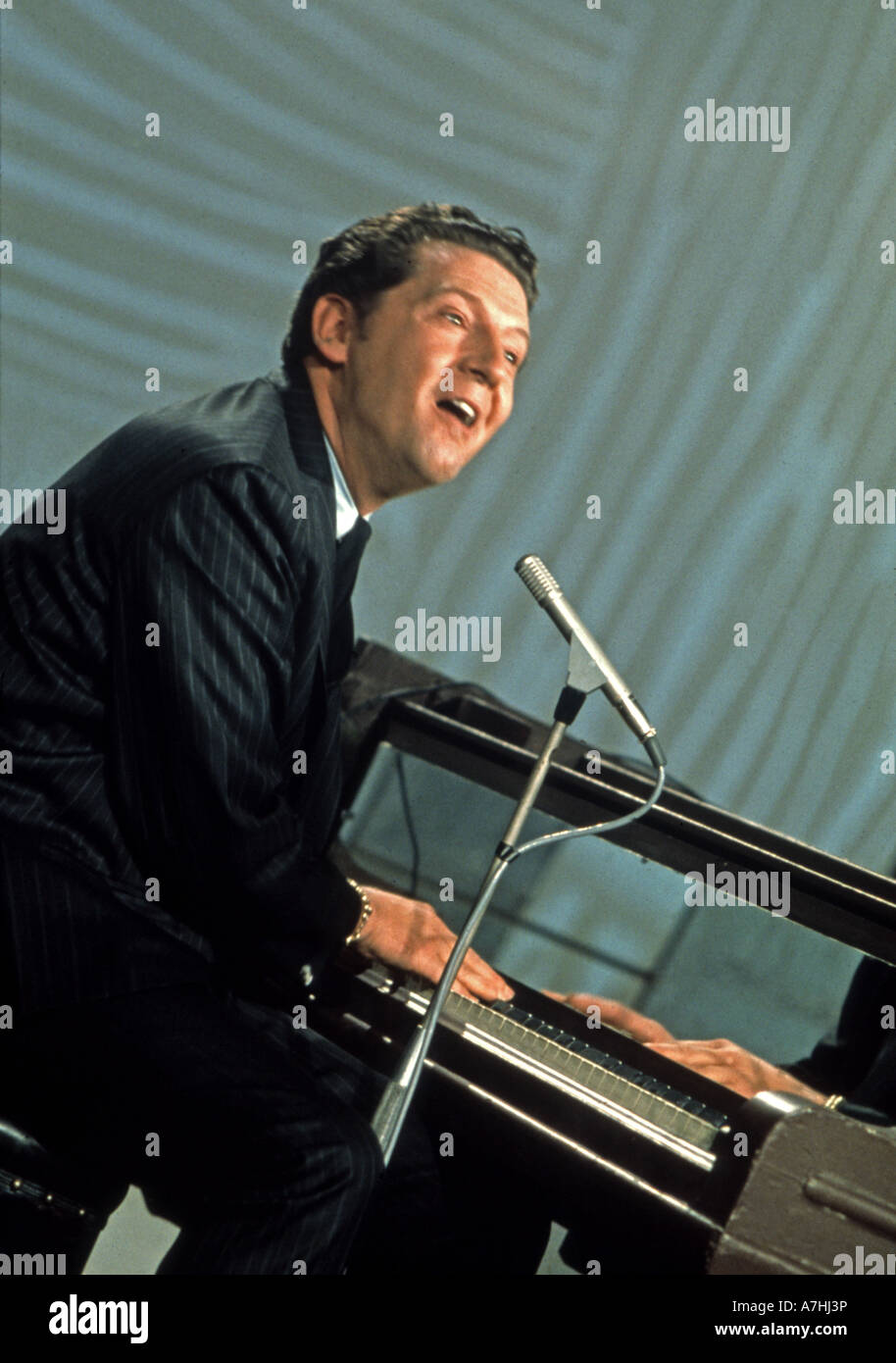 JERRY LEE LEWIS US rock musician Stock Photo