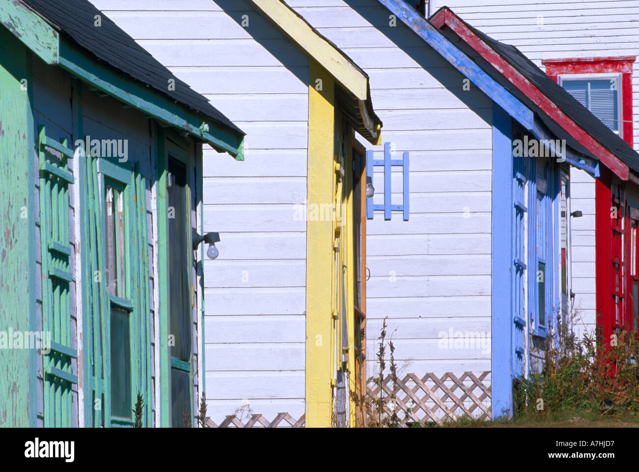 Na Usa Maine Summer Cabins Stock Photo 3866326 Alamy
