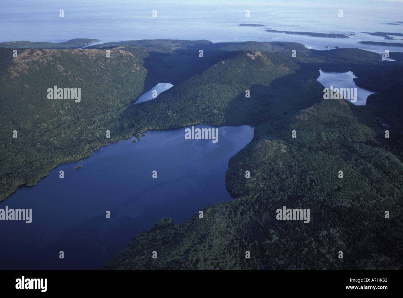Maine coast aerial hires stock photography and images Alamy