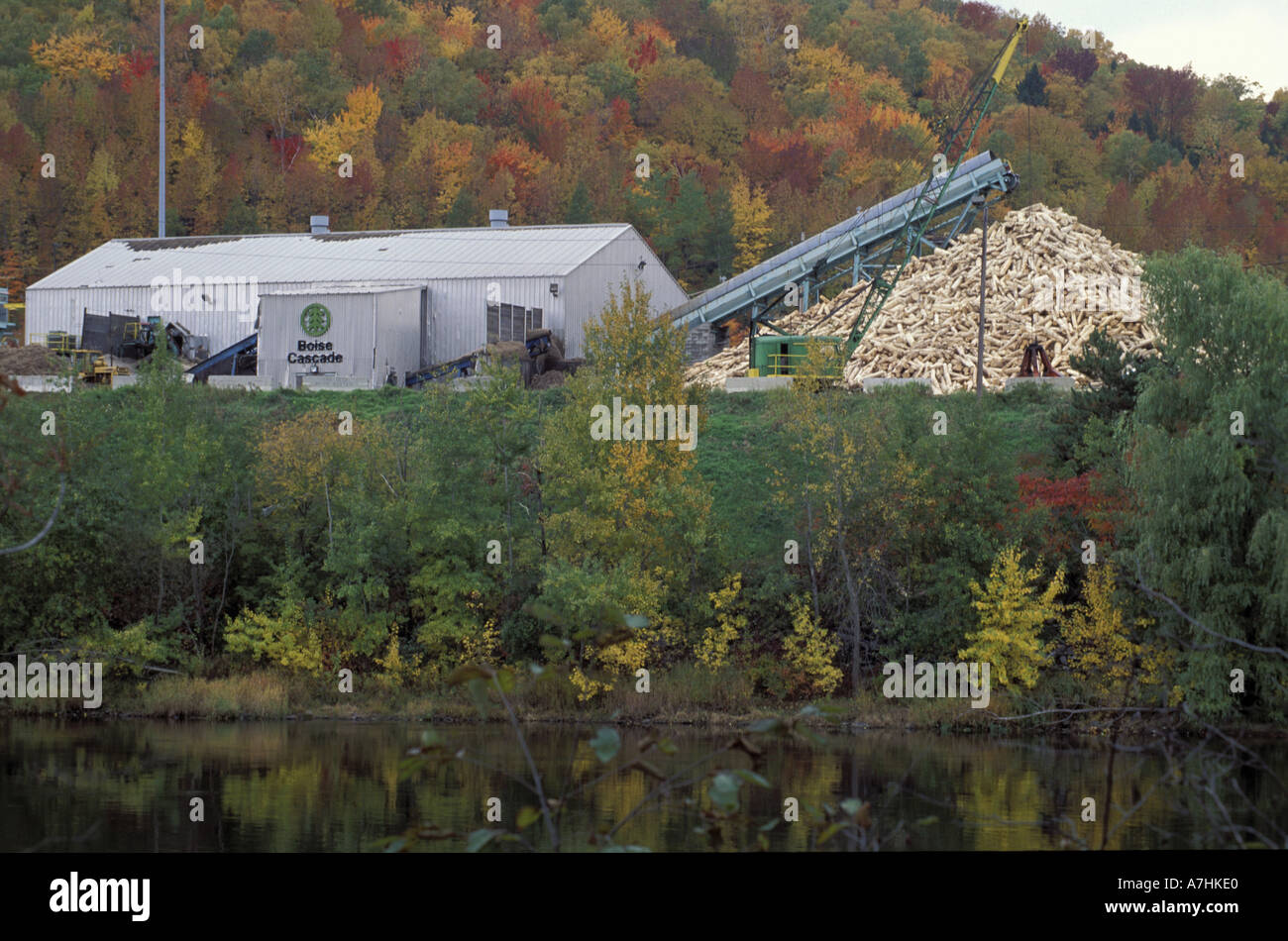 Rumford boise cascade paper mill High Resolution Stock Photography and