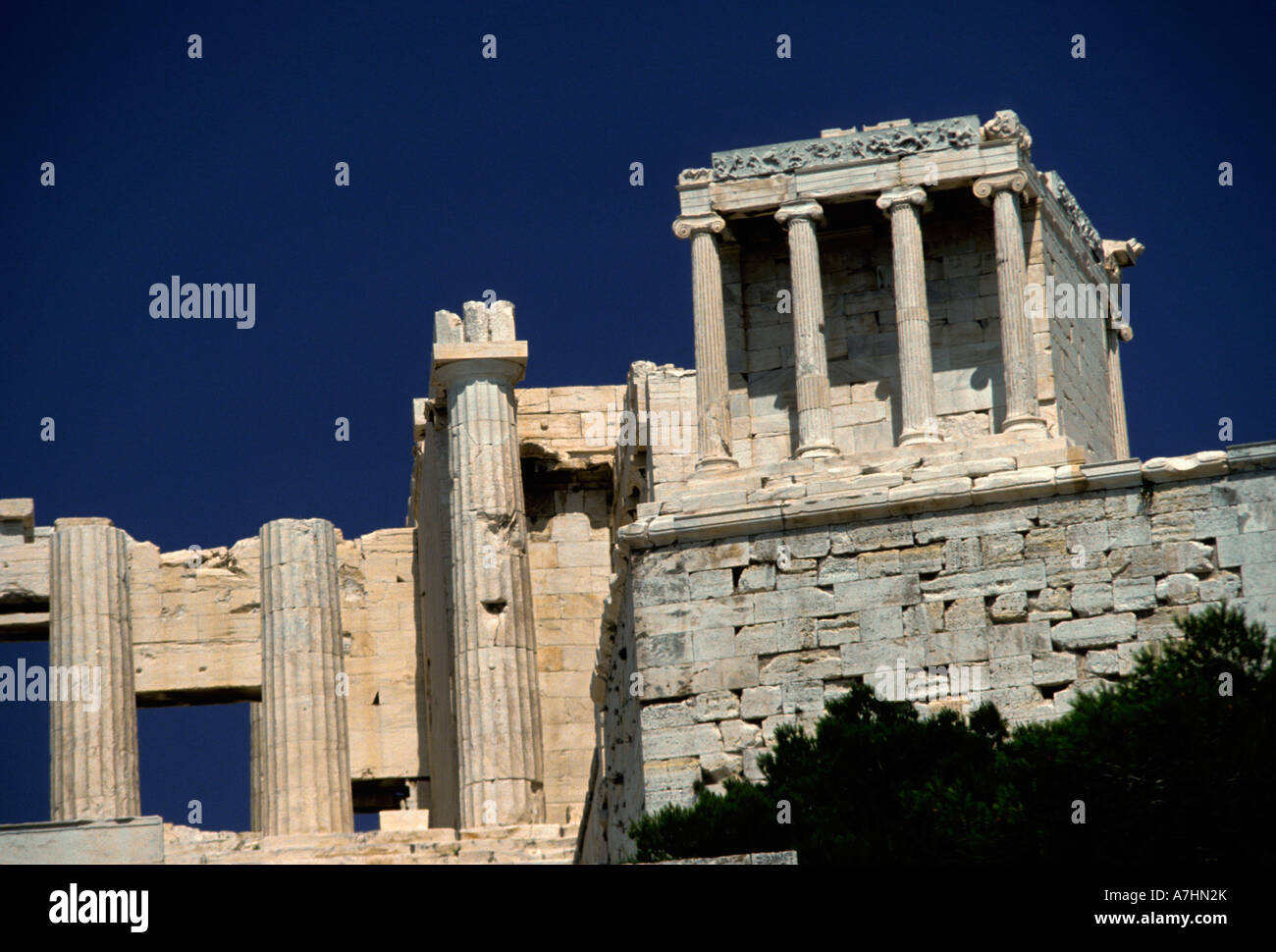 Temple of Athena Nike, Athena Nike, goddess of war, goddess of wisdom,  Acropolis, city of Athens, Athens, Attica, Greece Stock Photo - Alamy