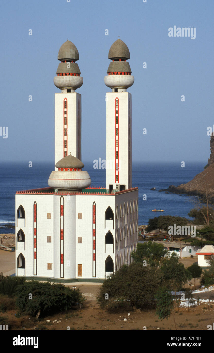 Mosque at Plage d'Ouakam Dakar Senegal Stock Photo
