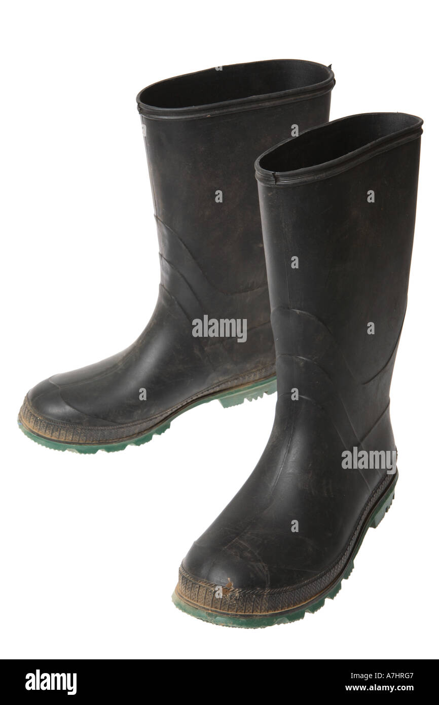 Rubber boots Stock Photo