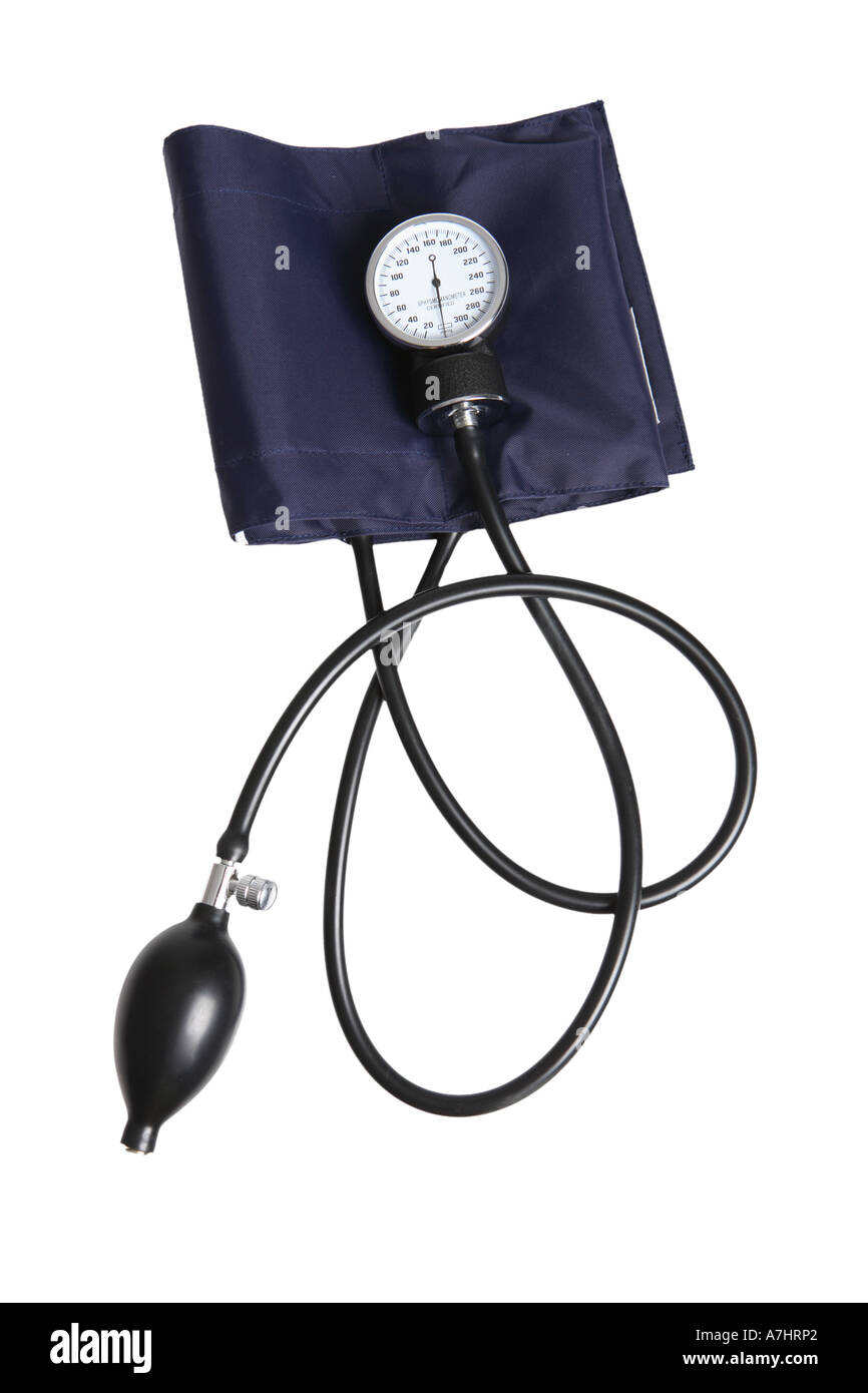 Measuring systolic blood pressure nurse Cut Out Stock Images & Pictures