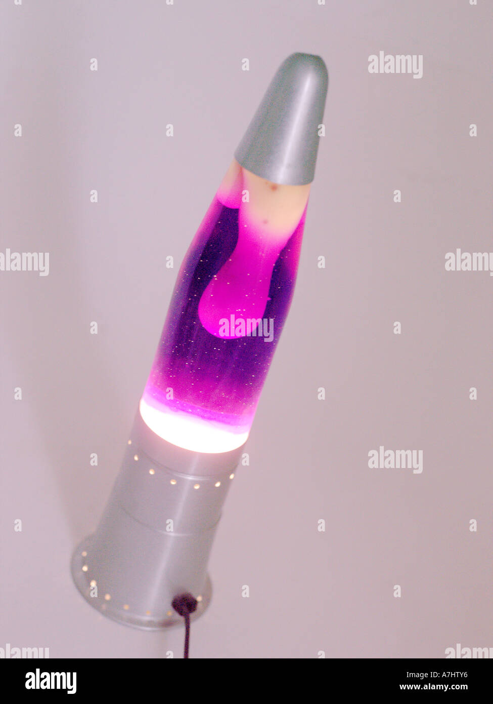 Lava Lamp Heat Reactive Stock Photo Alamy