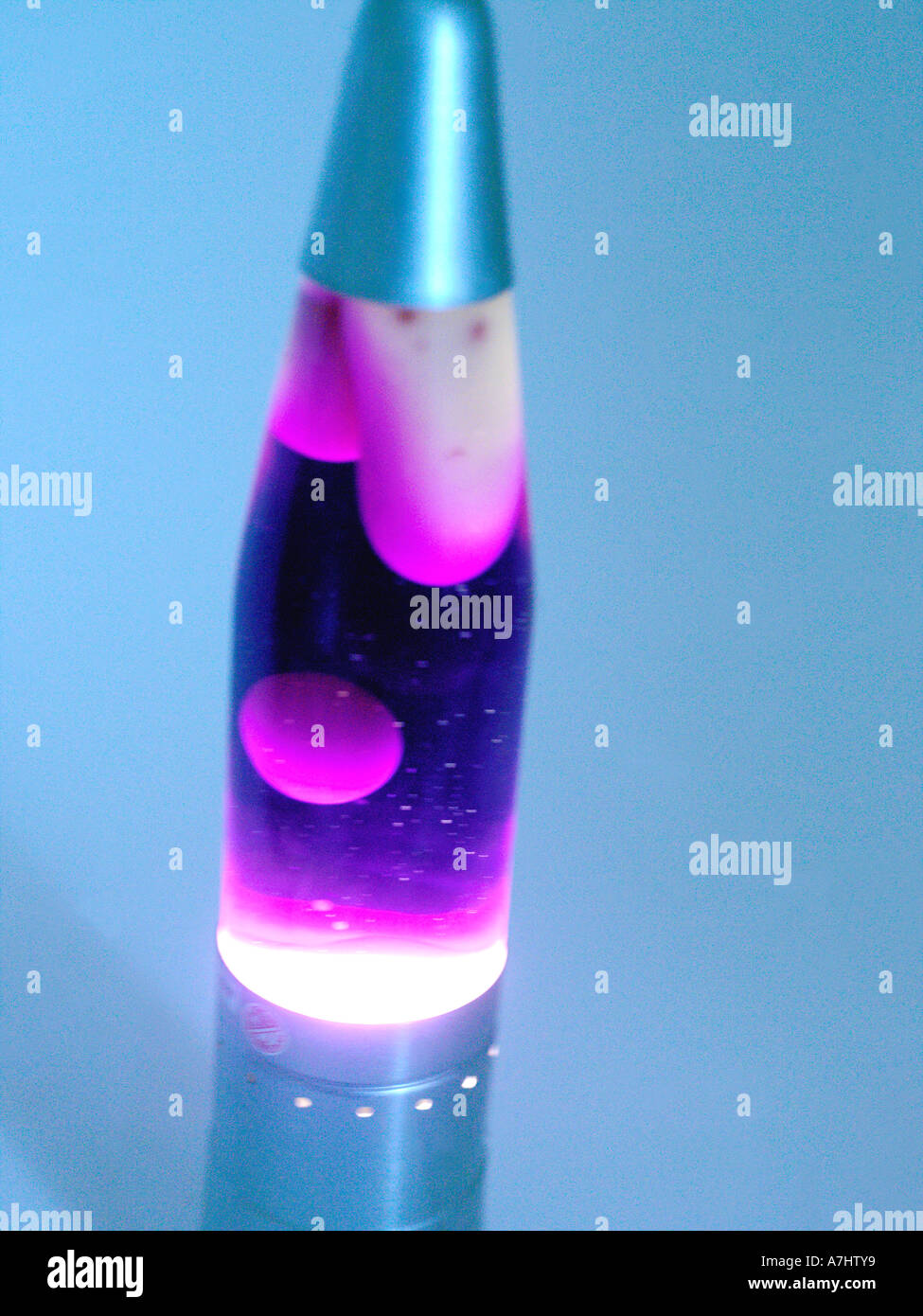 Lava Lamp Heat Reactive Stock Photo Alamy