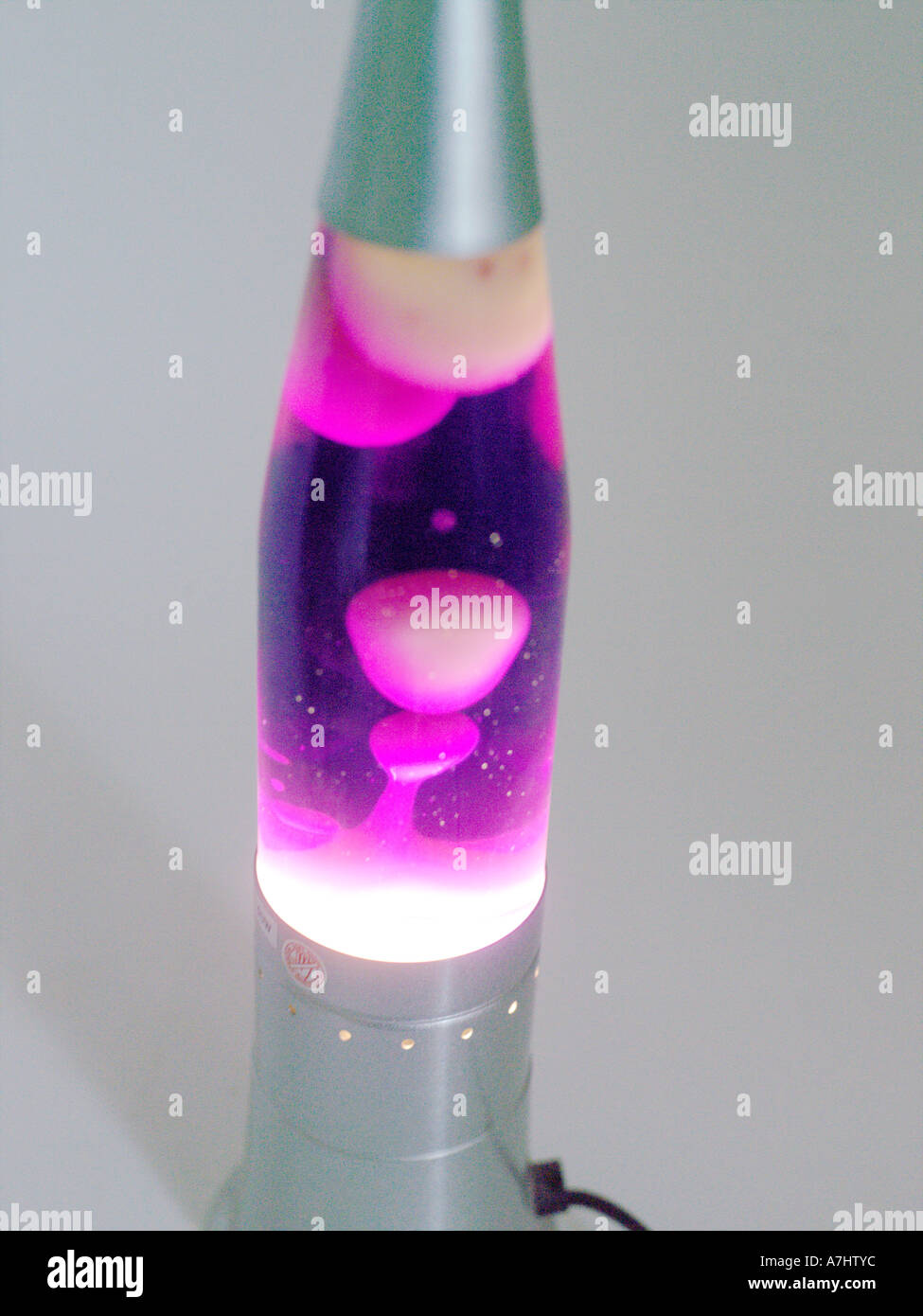 Lava Lamp Heat Reactive Stock Photo Alamy