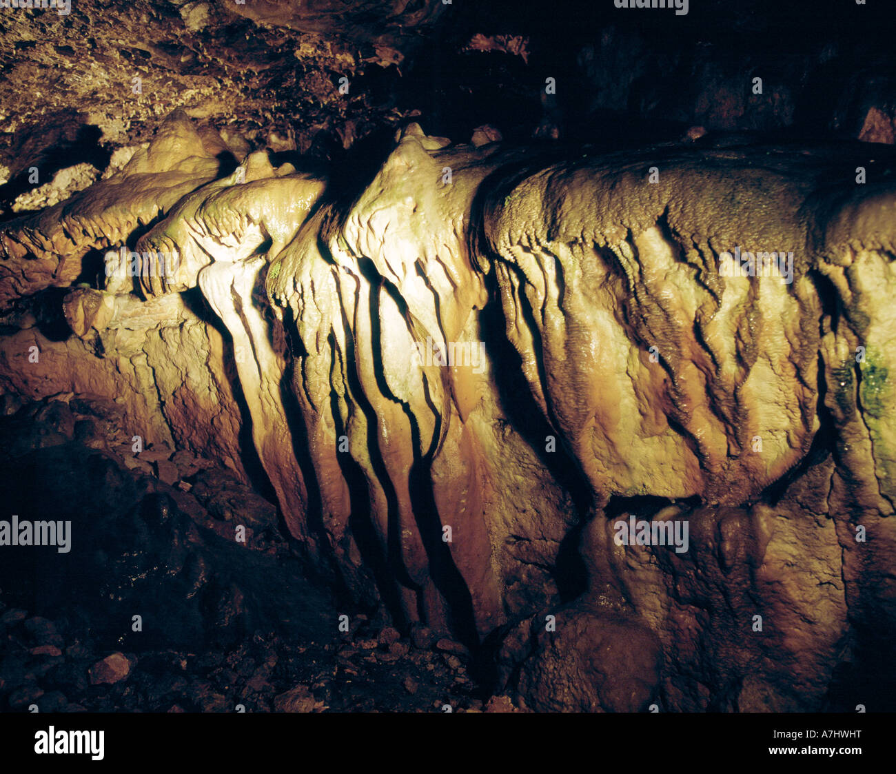D-Velburg, Upper Palatinate Jura, Franconian Alb, Upper Palatinate, Bavaria, King Otto stalactite cave Stock Photo
