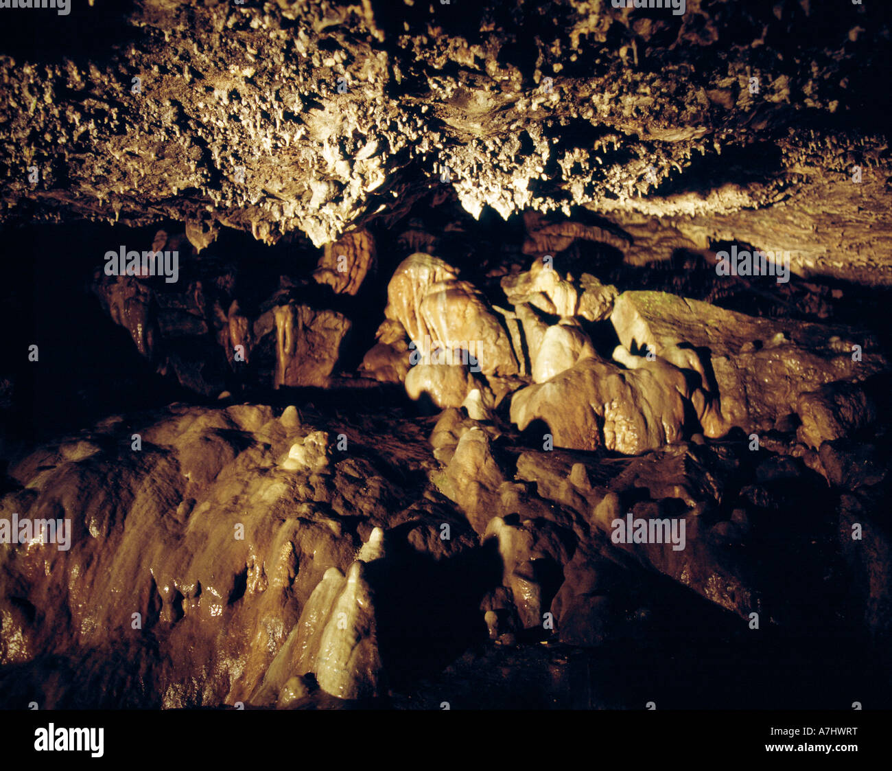 D-Velburg, Upper Palatinate Jura, Franconian Alb, Upper Palatinate, Bavaria, King Otto stalactite cave Stock Photo
