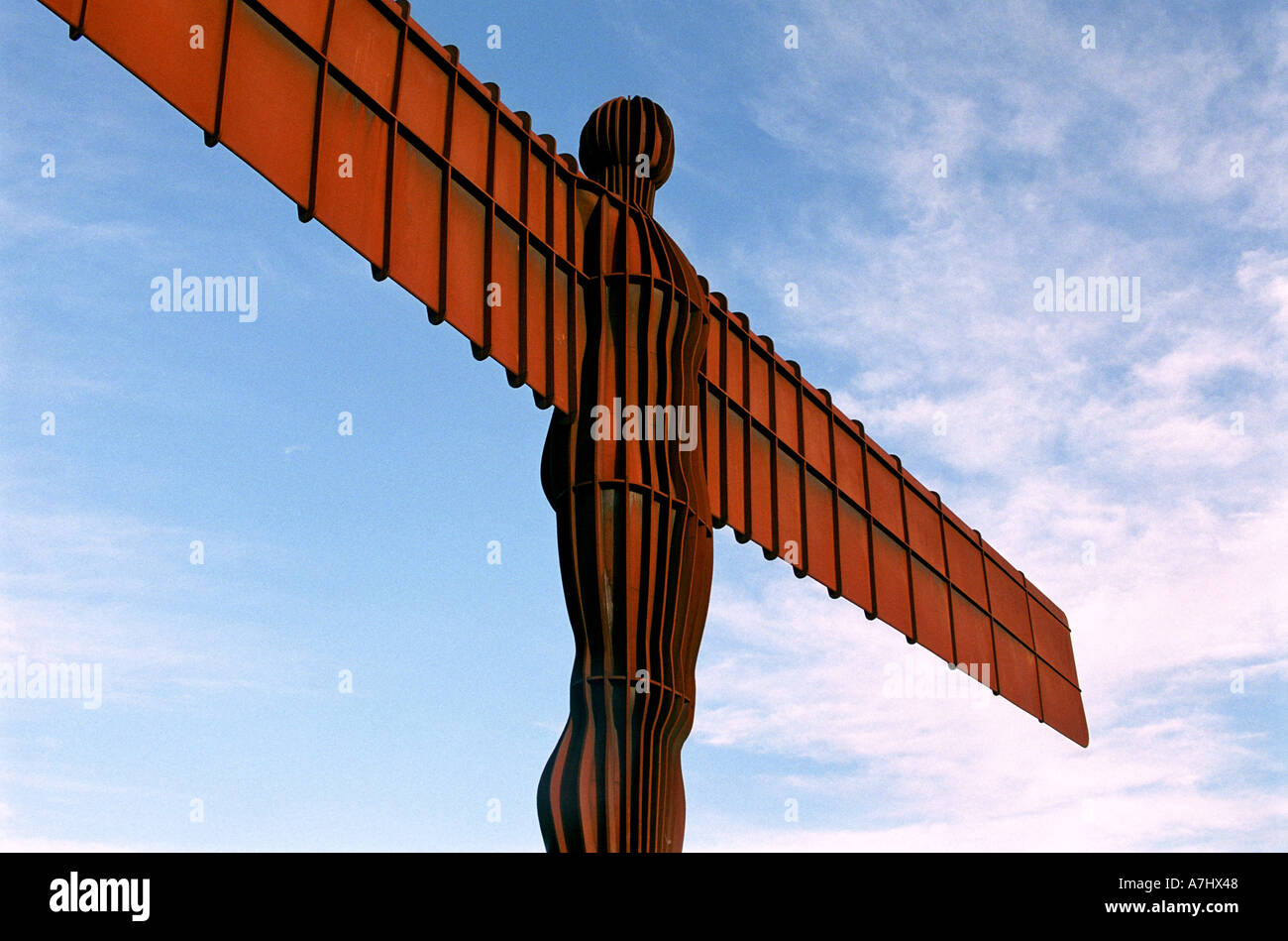 The Angel of the North a sculpture by Anthony Gormley situated outside ...