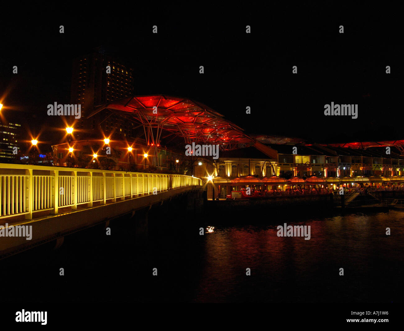 Night At Riverside Nightlife at the Riverside Singapore Stock Photo - Alamy