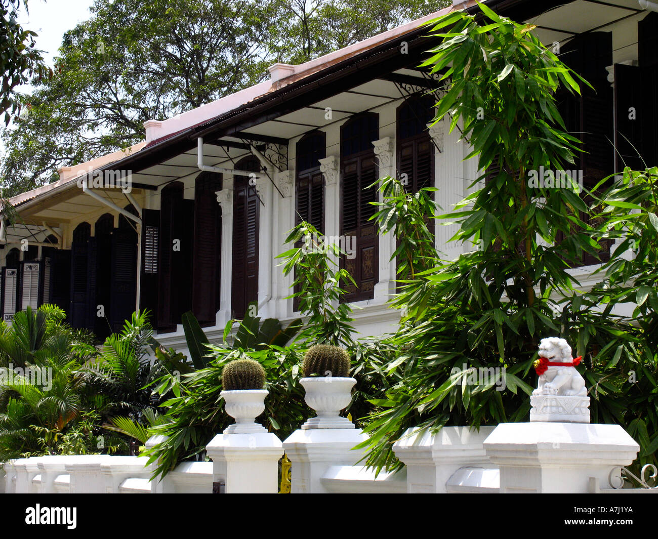 Emerald Hill Singapore Stock Photo Alamy