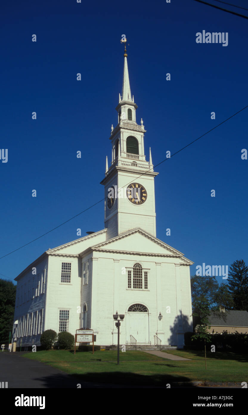Church in Hadley in Massachusetts USA Stock Photo Alamy