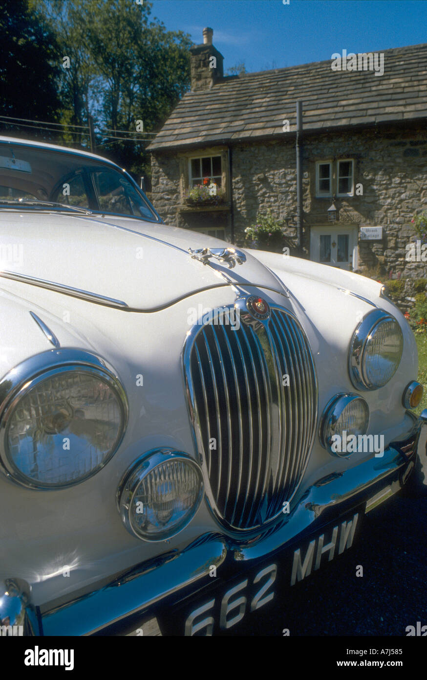 Jaguar Mk 2 classic car Stock Photo