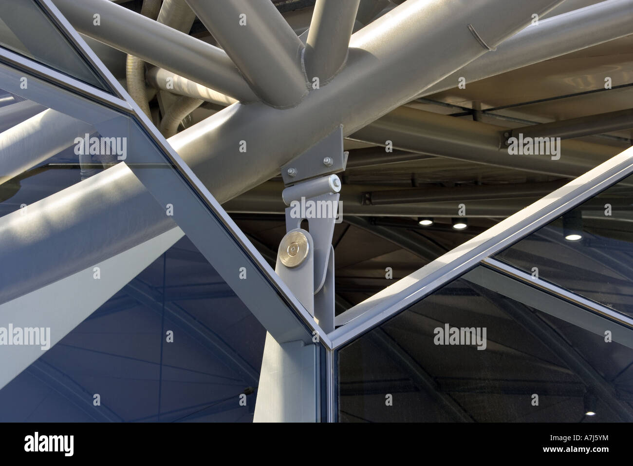 Southern Cross Station, formerly Spencer Street Station, Melbourne Architect: Grimshaw Architects Stock Photo