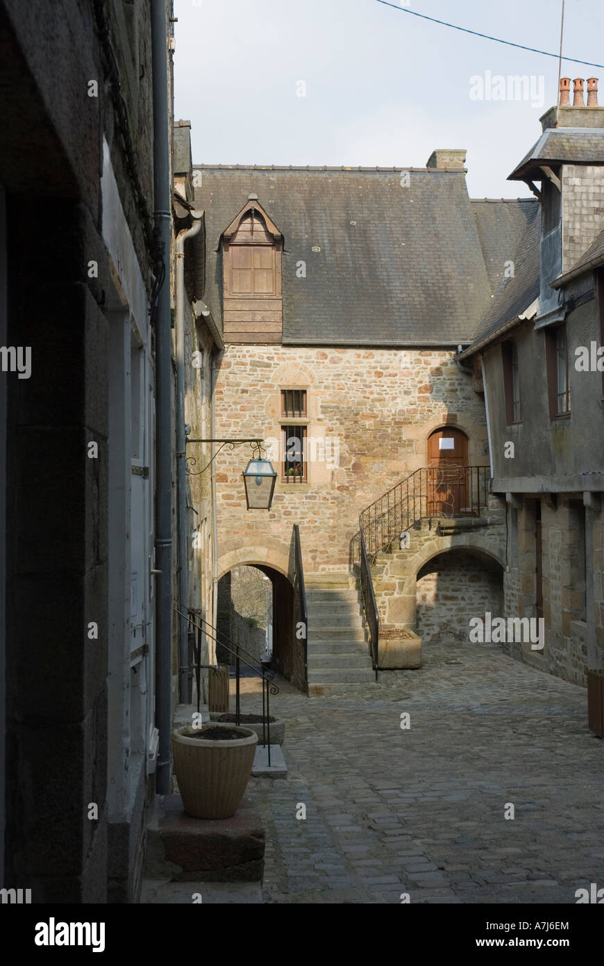 Cour du Foyer, VilledieulesPoeles, Normandy, France Stock Photo Alamy