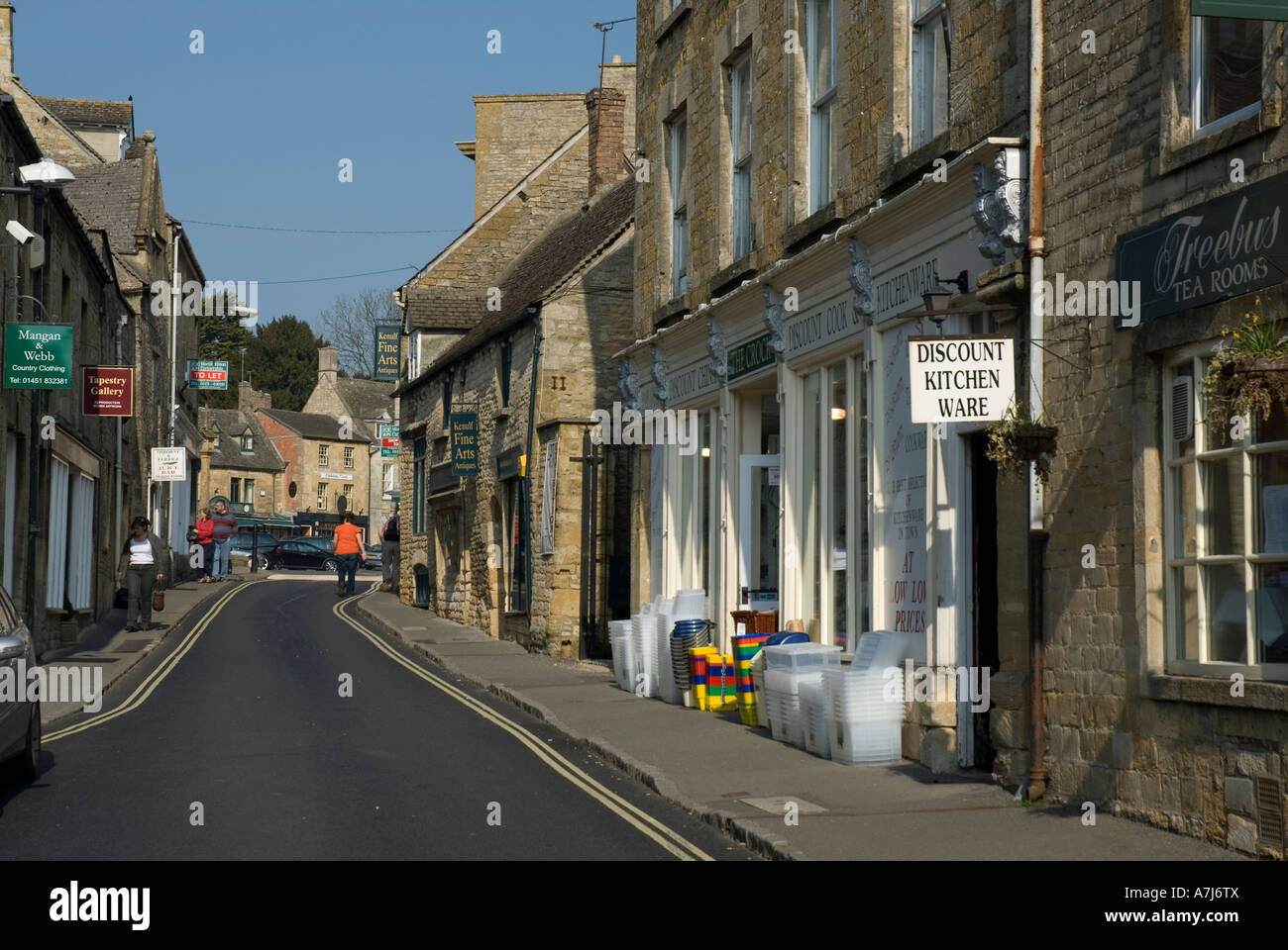 Digbeth Street, Stow on the Wold, England Stock Photo