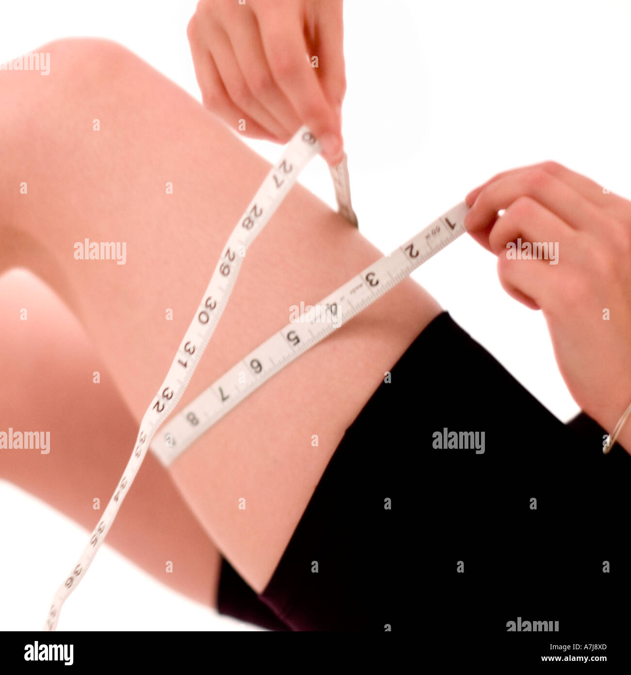 Leg Measurement EDITORIAL USE ONLY Stock Photo Alamy