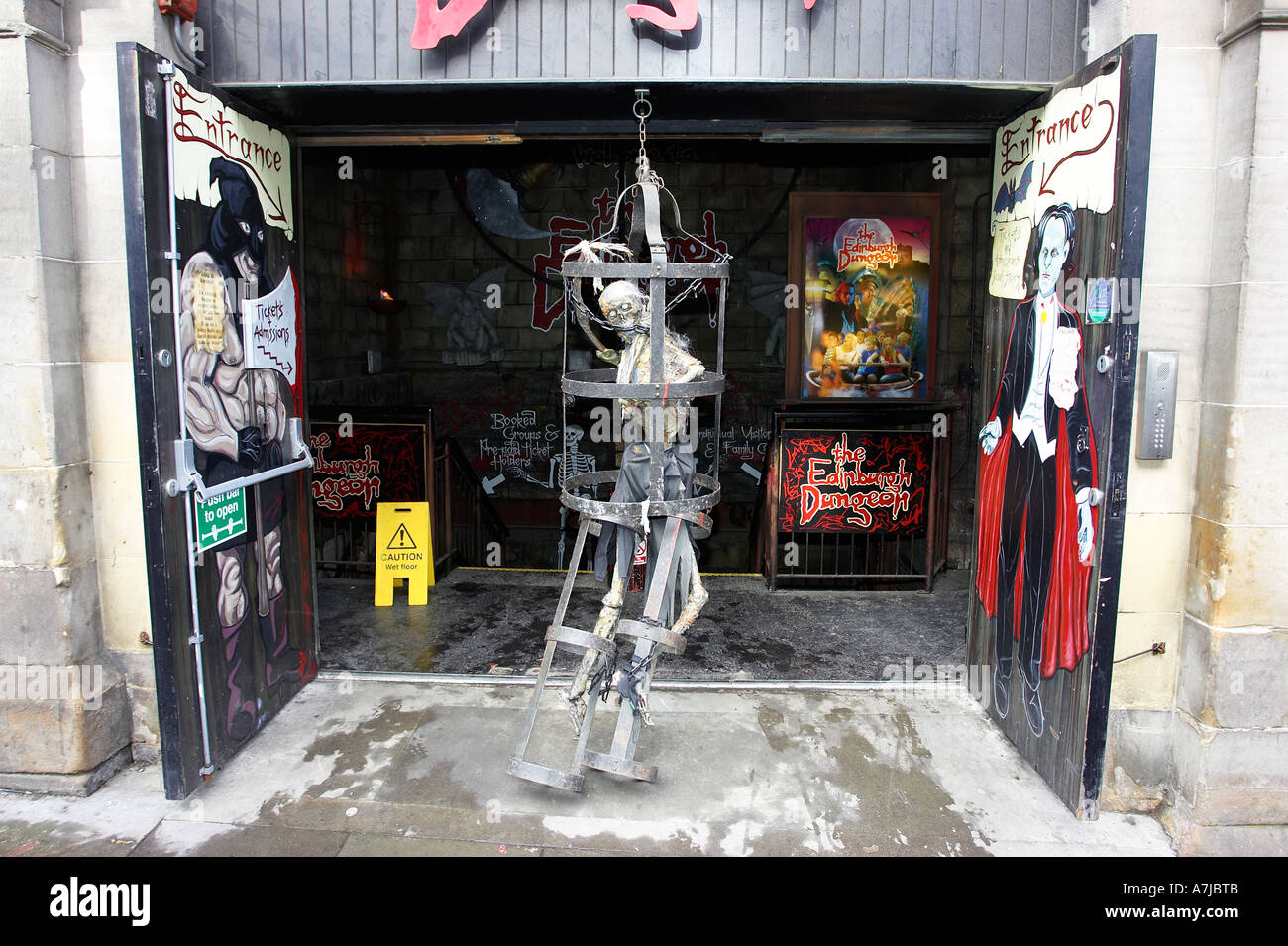 The Edinburgh Dungeon Edinburgh Scotland UK Stock Photo Alamy