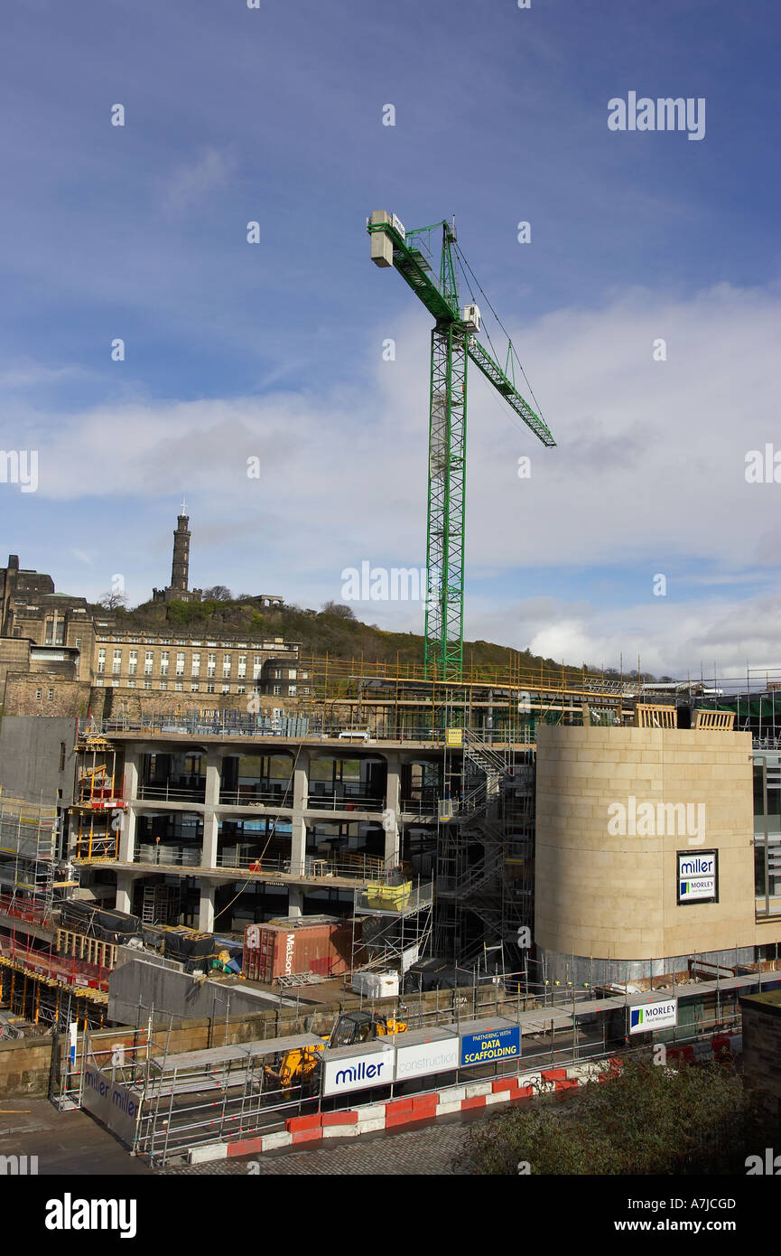 Construction ongoing on new City of Edinburgh Council Headquarters with