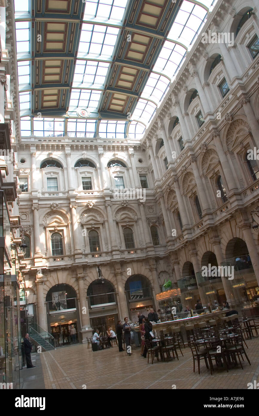 Interior of Royal Exchange London GB UK Stock Photo Alamy