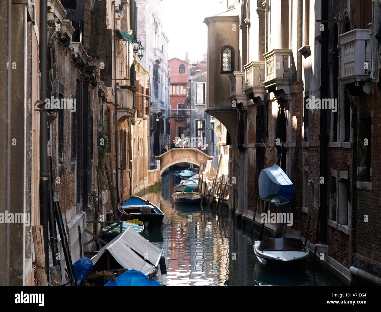 Quiet venice backstreet canal hi-res stock photography and images - Alamy