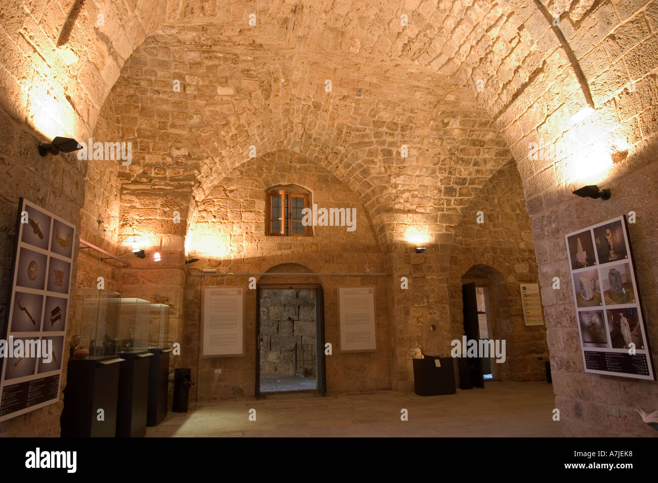 Crusader Castle Museum Byblos Lebanon Middle East Stock Photo