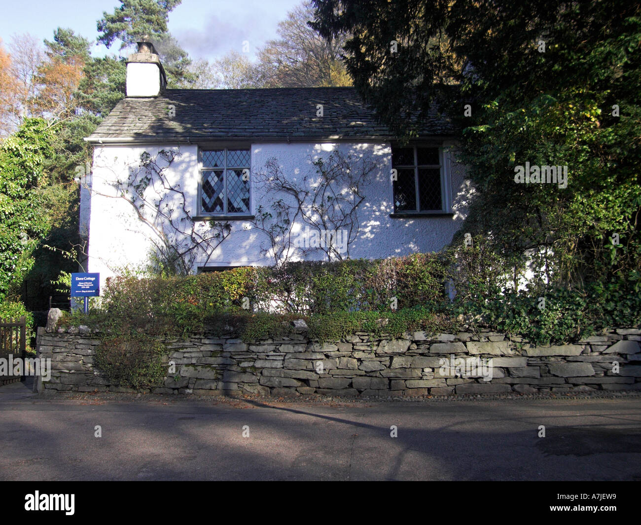 Dove Cottage, Grasmere - William Wordsworth Stock Photo