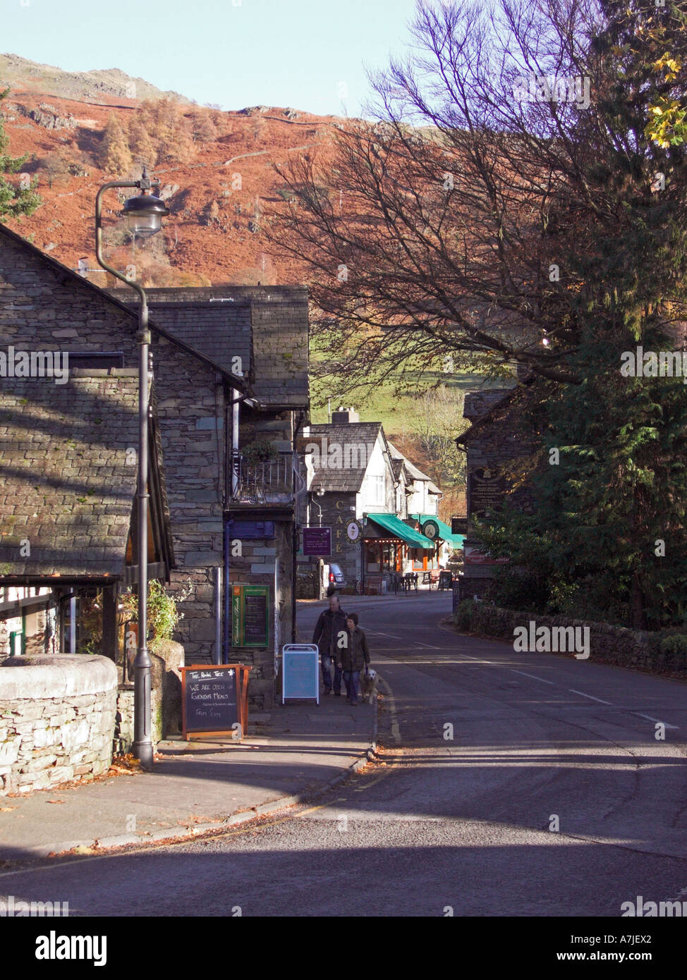 Grasmere in the lake district Stock Photo