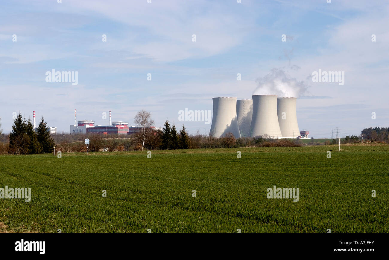 Temelin Nuclear Power Plant Czech Republic Stock Photo - Alamy