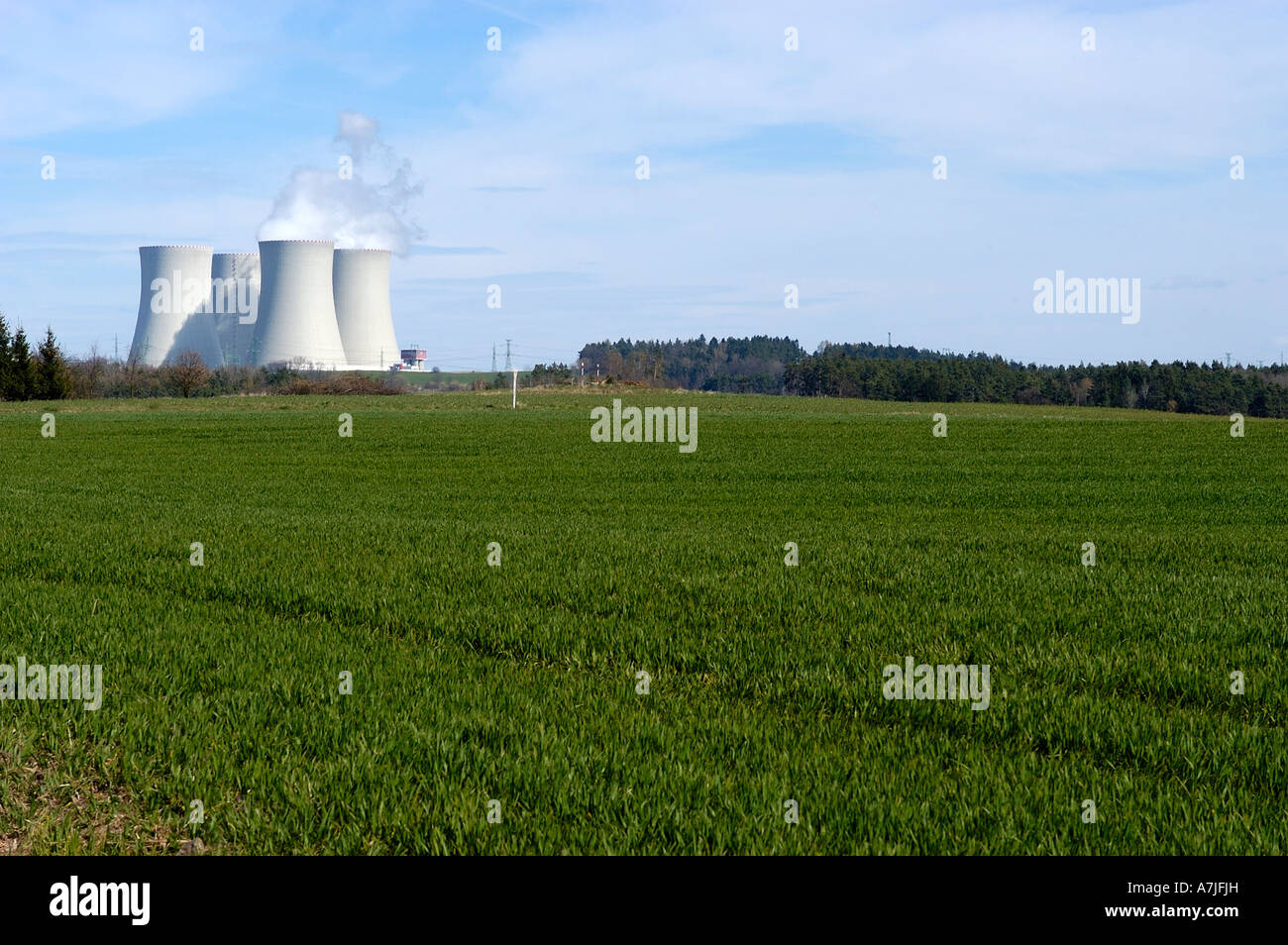 Temelin Nuclear Power Plant Czech Republic Stock Photo - Alamy
