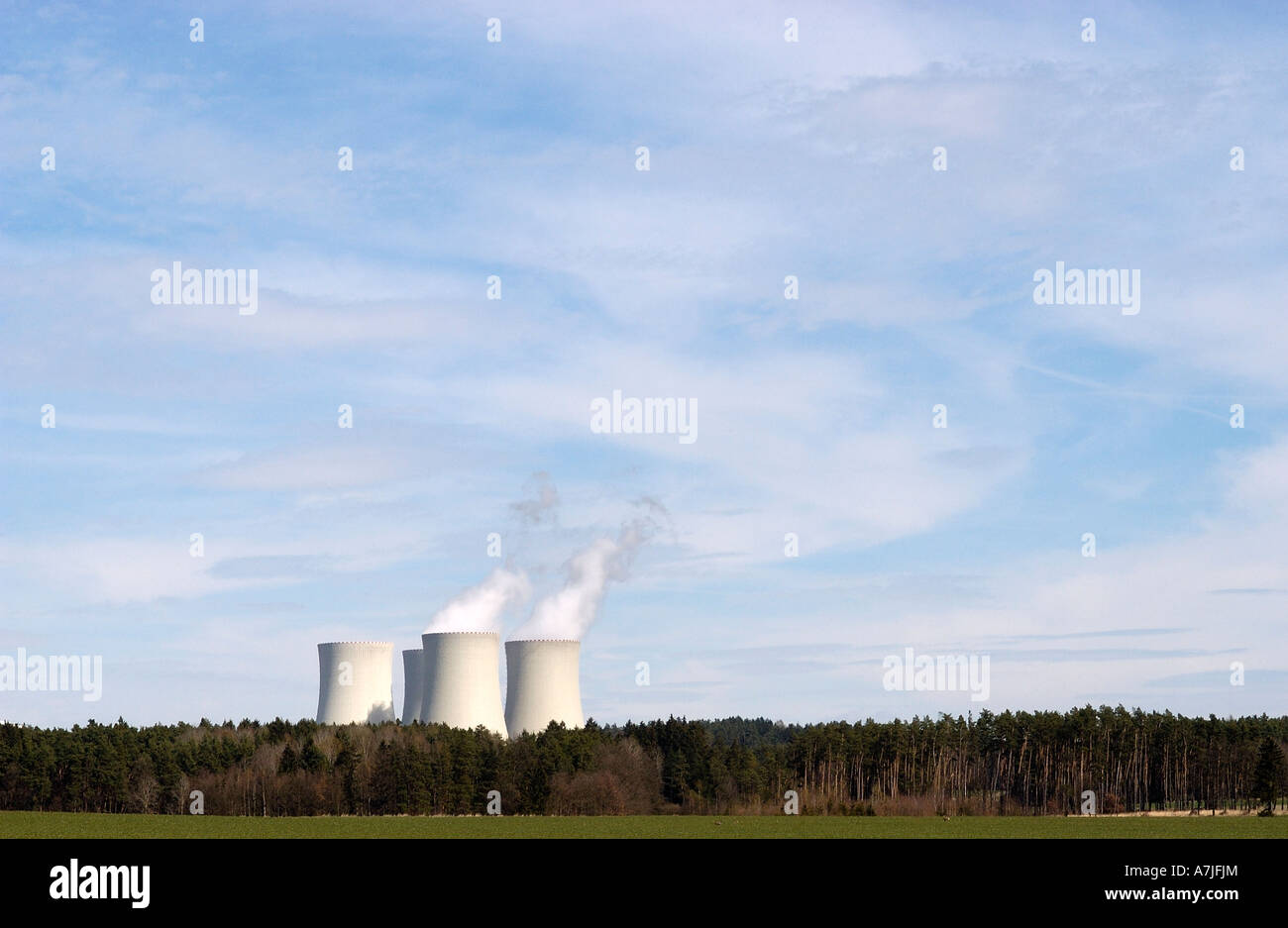 Temelin Nuclear Power Plant Czech Republic Stock Photo - Alamy