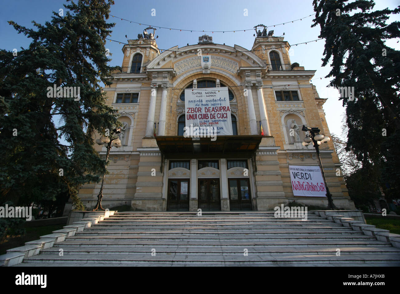 National Theatre Cluj Napoca Stock Photo - Alamy