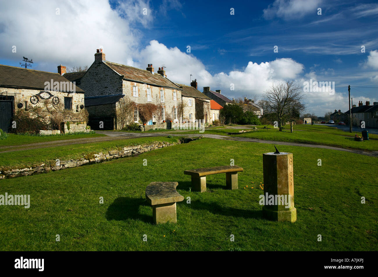 Bellerby Village near Leyburn Yorkshire Dales Stock Photo Alamy