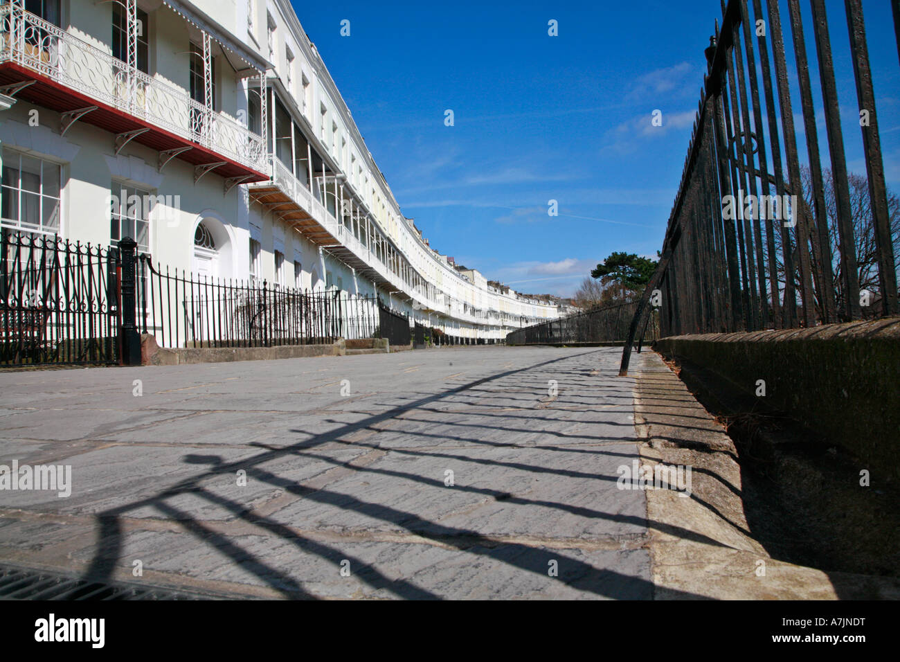 Royal York Crescent Clifton Bristol Stock Photo