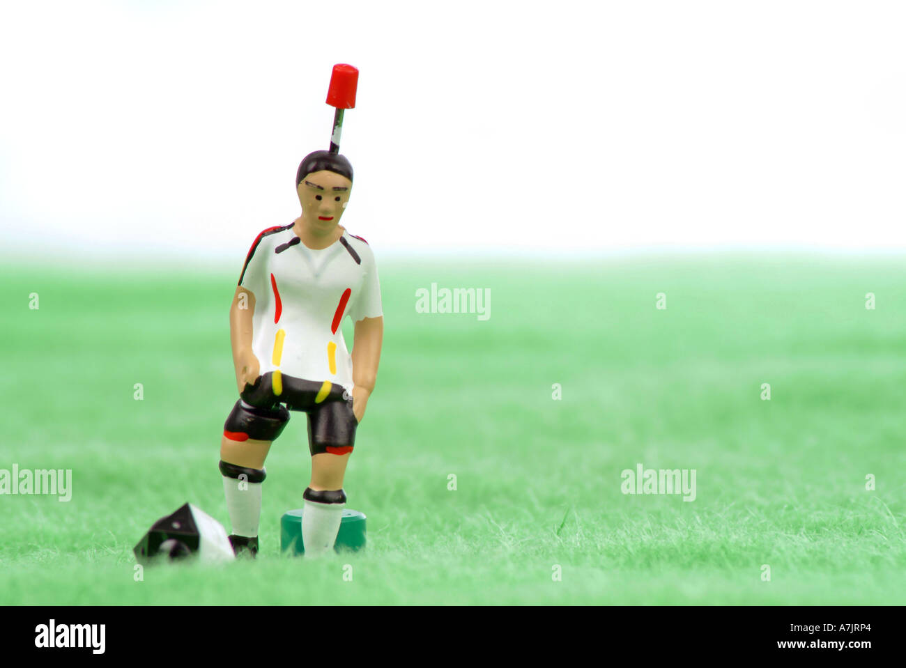 Fußballspiel Spieler soccer game player Stock Photo