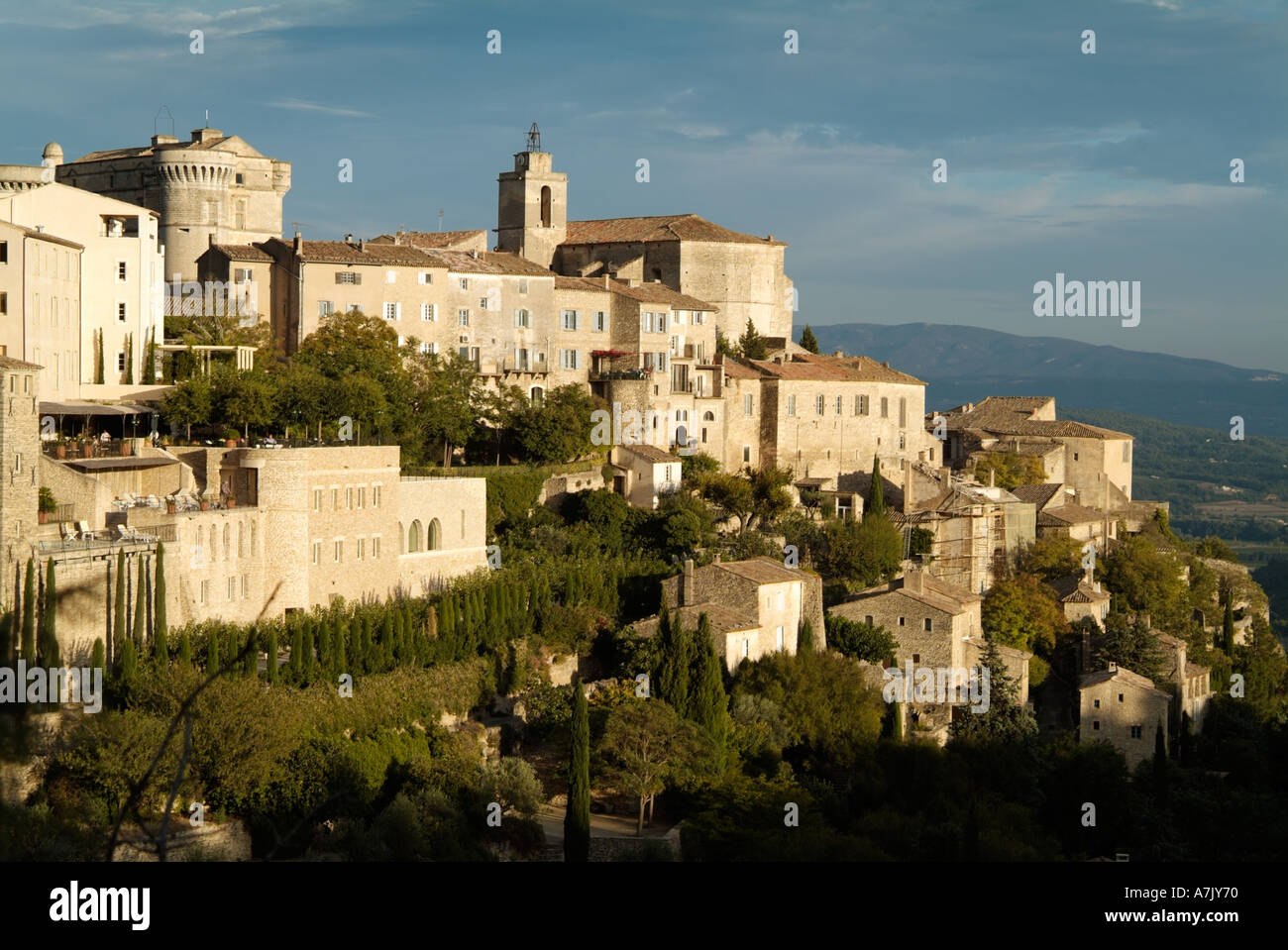 Gordes france town sunset hires stock photography and images Alamy