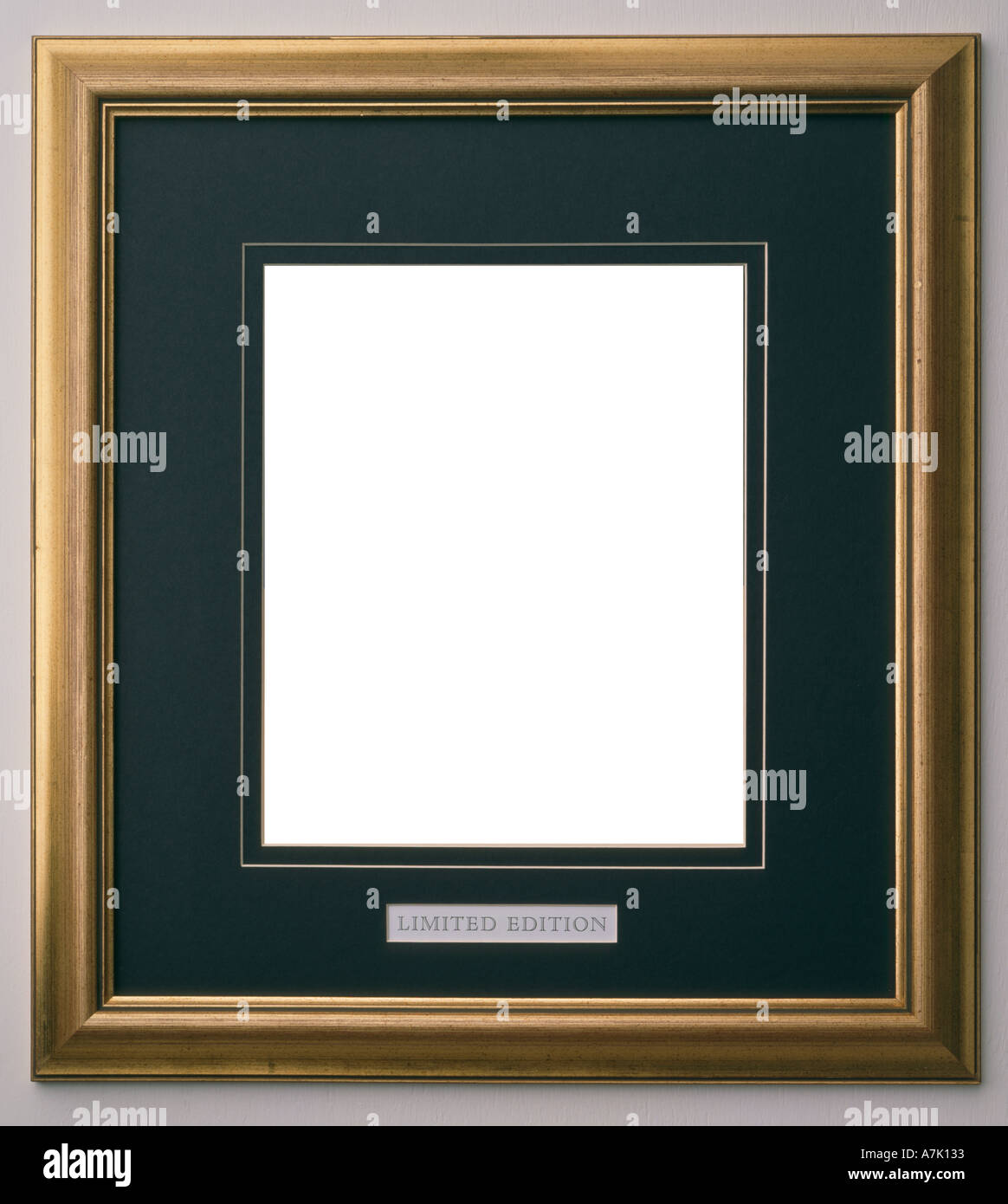 Picture frame with black mount Limited Edition Stock Photo Alamy