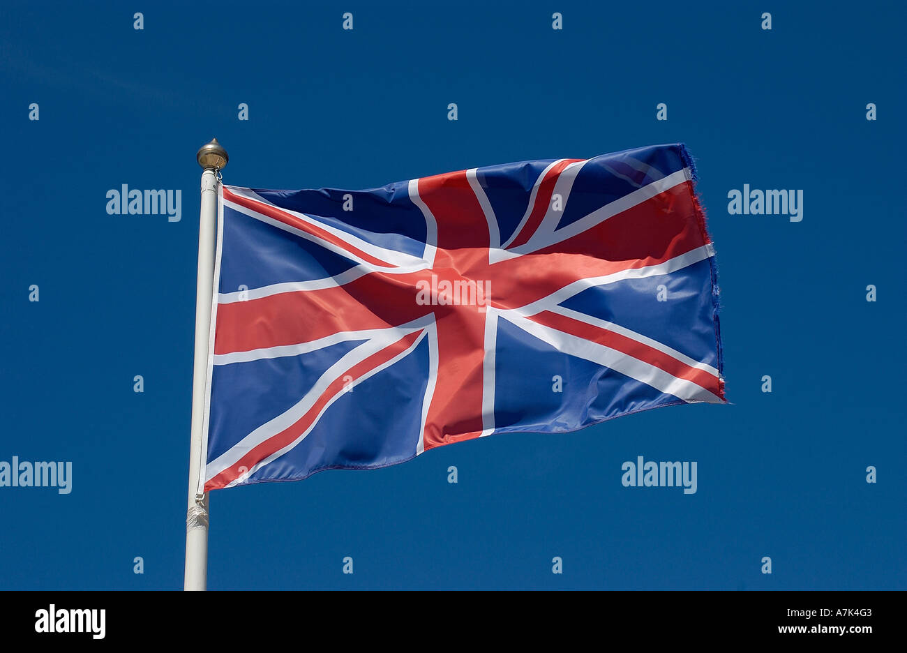 Union Jack (Union flag) of the United Kingdom Stock Photo