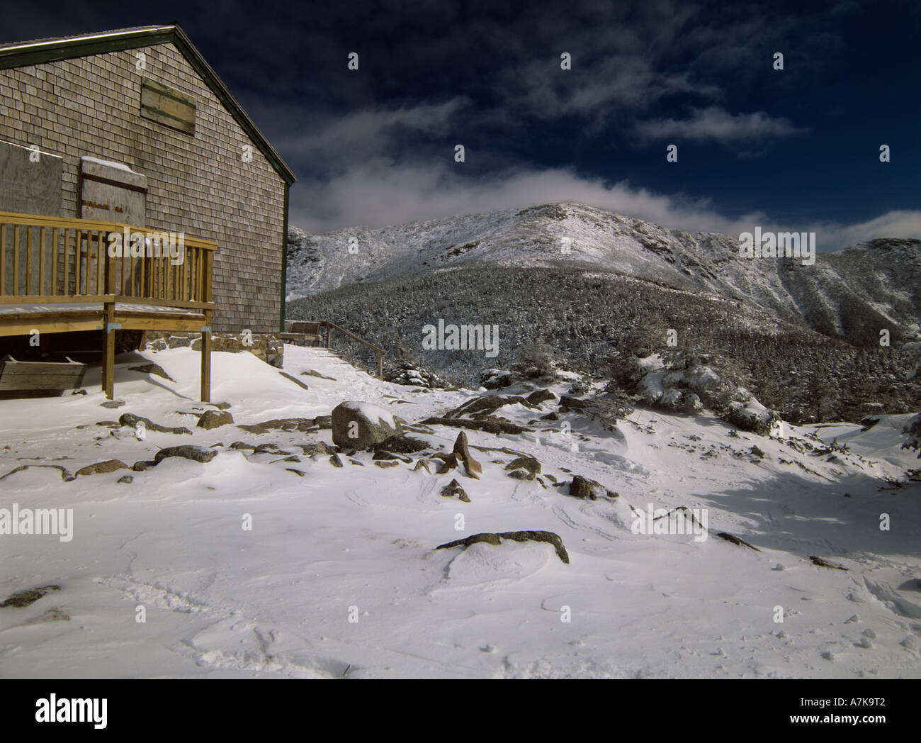 White Mountain National Forest of New Hampshire USA Franconia Ridge