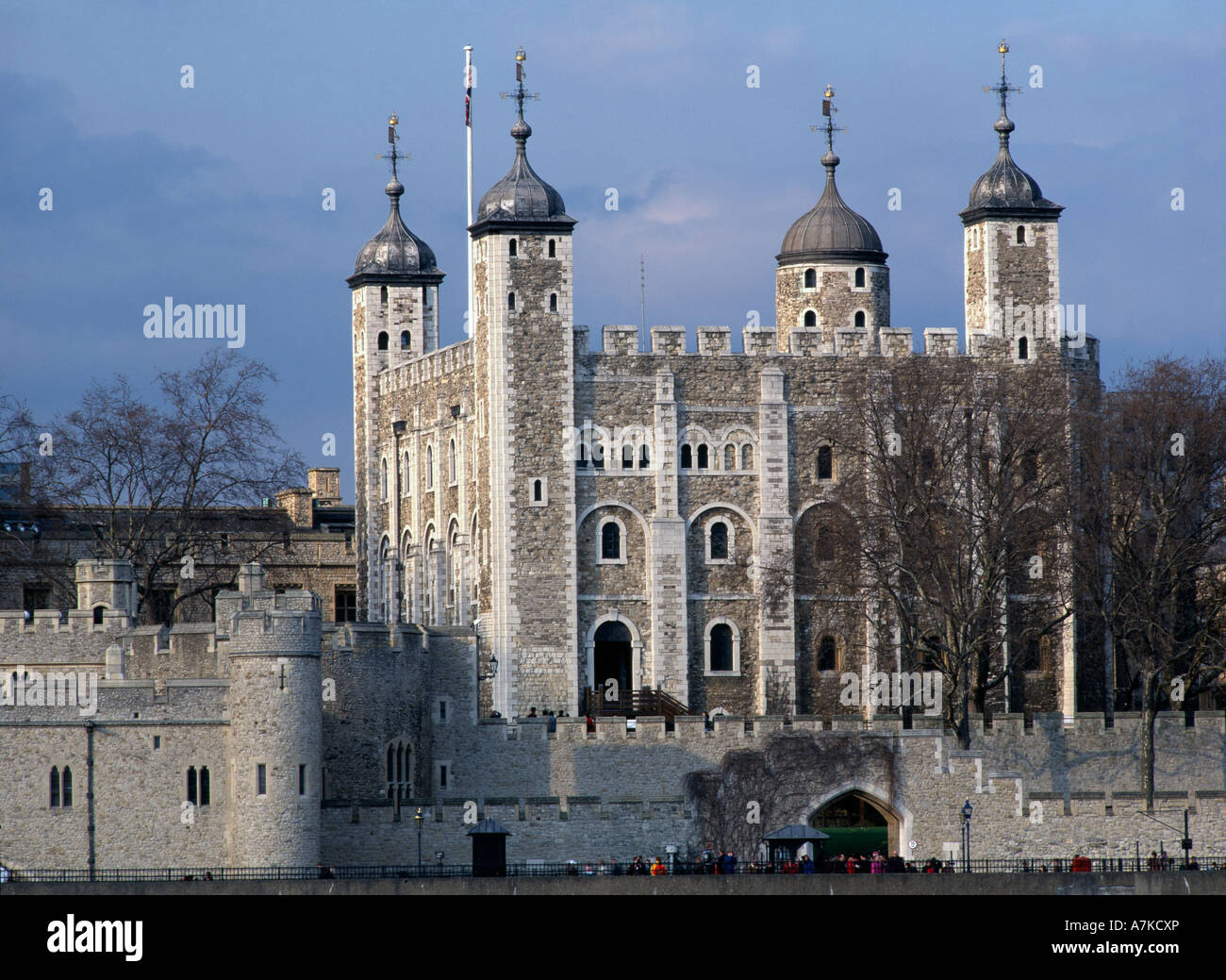 The White Tower, Tower of London, London. 1078. Architect: Gundulf, Bishop of Rochester Stock Photo
