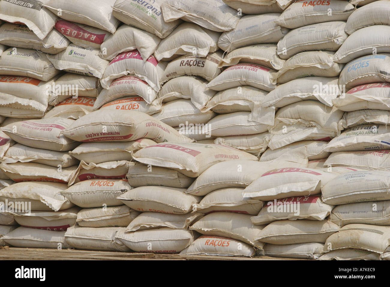 Stacks of flour bags hi-res stock photography and images - Alamy