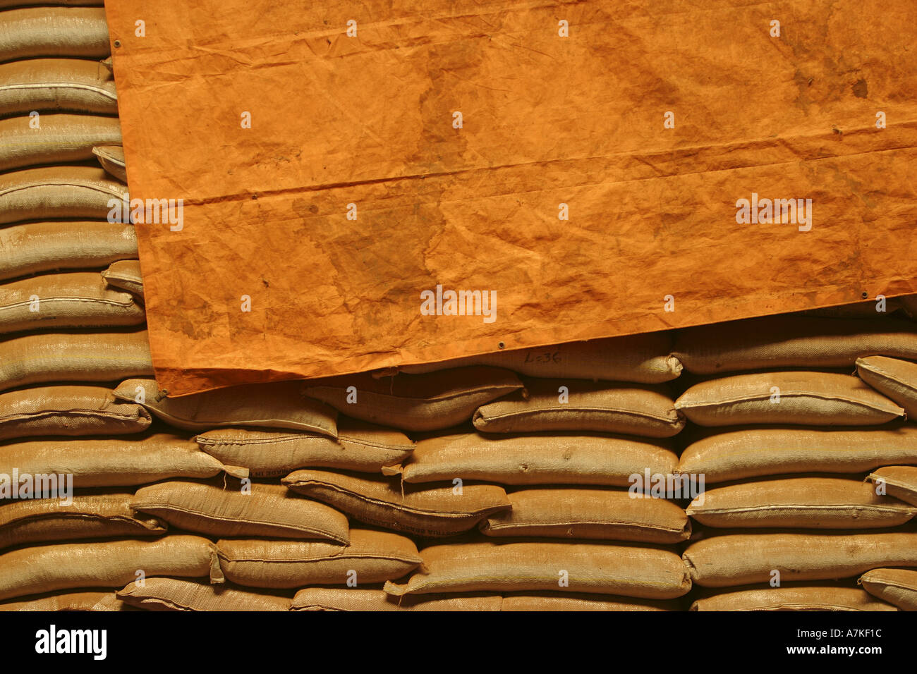 Stacks of flour bags hi-res stock photography and images - Alamy