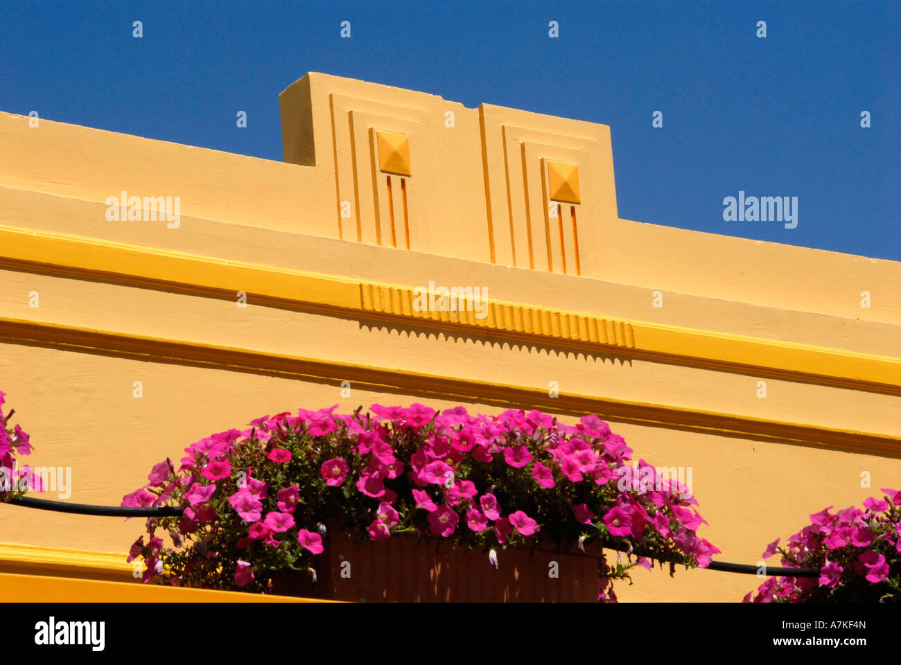 Art deco detail Hastings North Island New Zealand Stock Photo Alamy