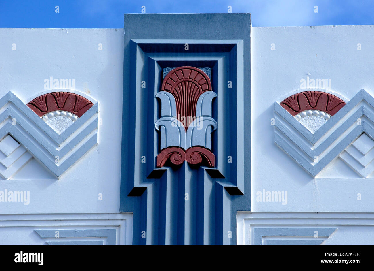 Art deco design Napier North Island New Zealand Stock Photo Alamy