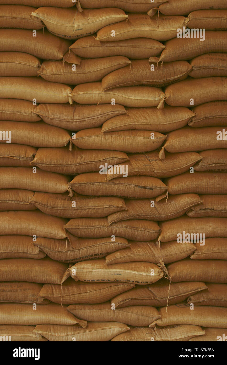 Stacks of flour bags hi-res stock photography and images - Alamy