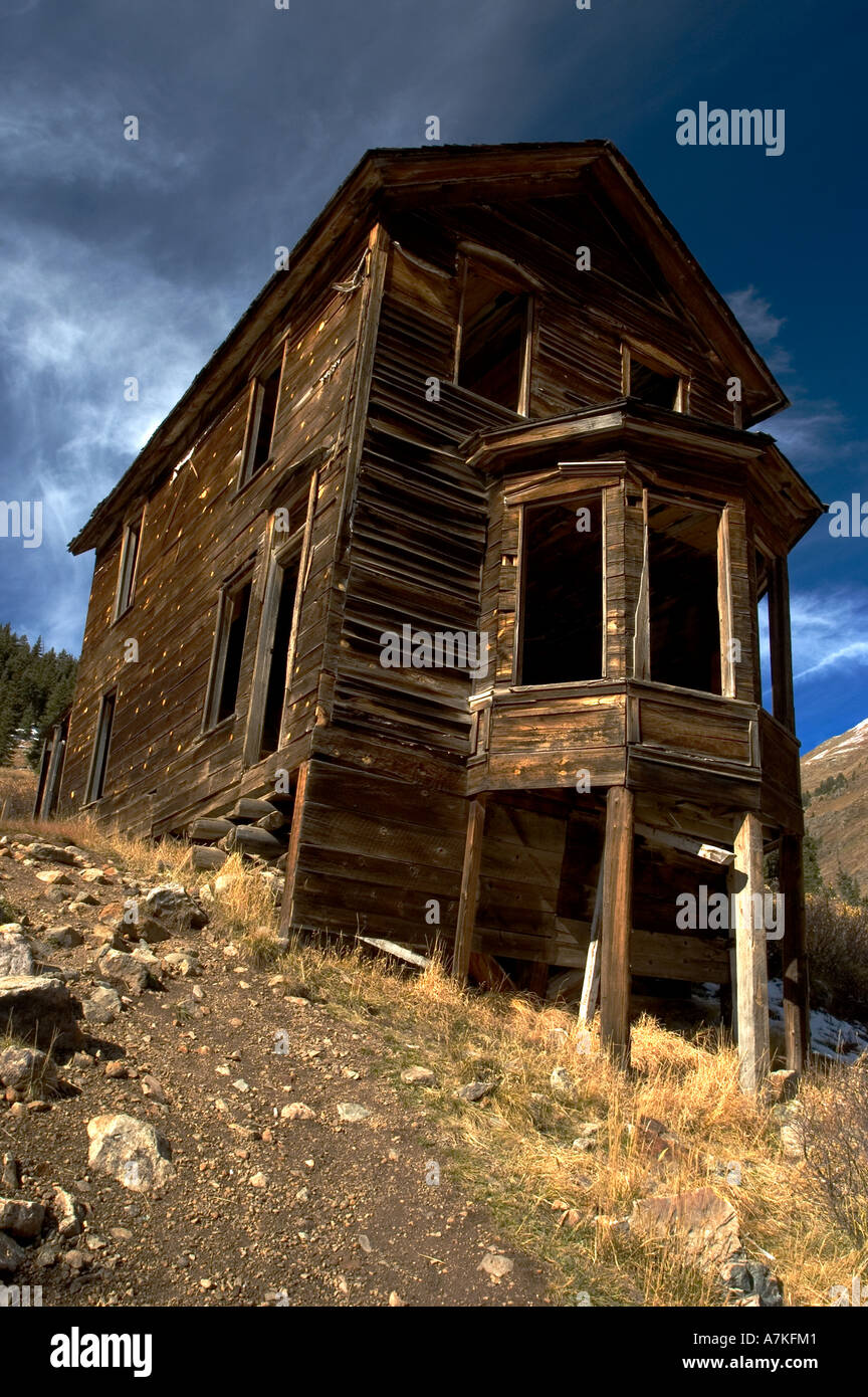 Old abandoned house at Animas, Forks,San Juan County, Colorado, USA