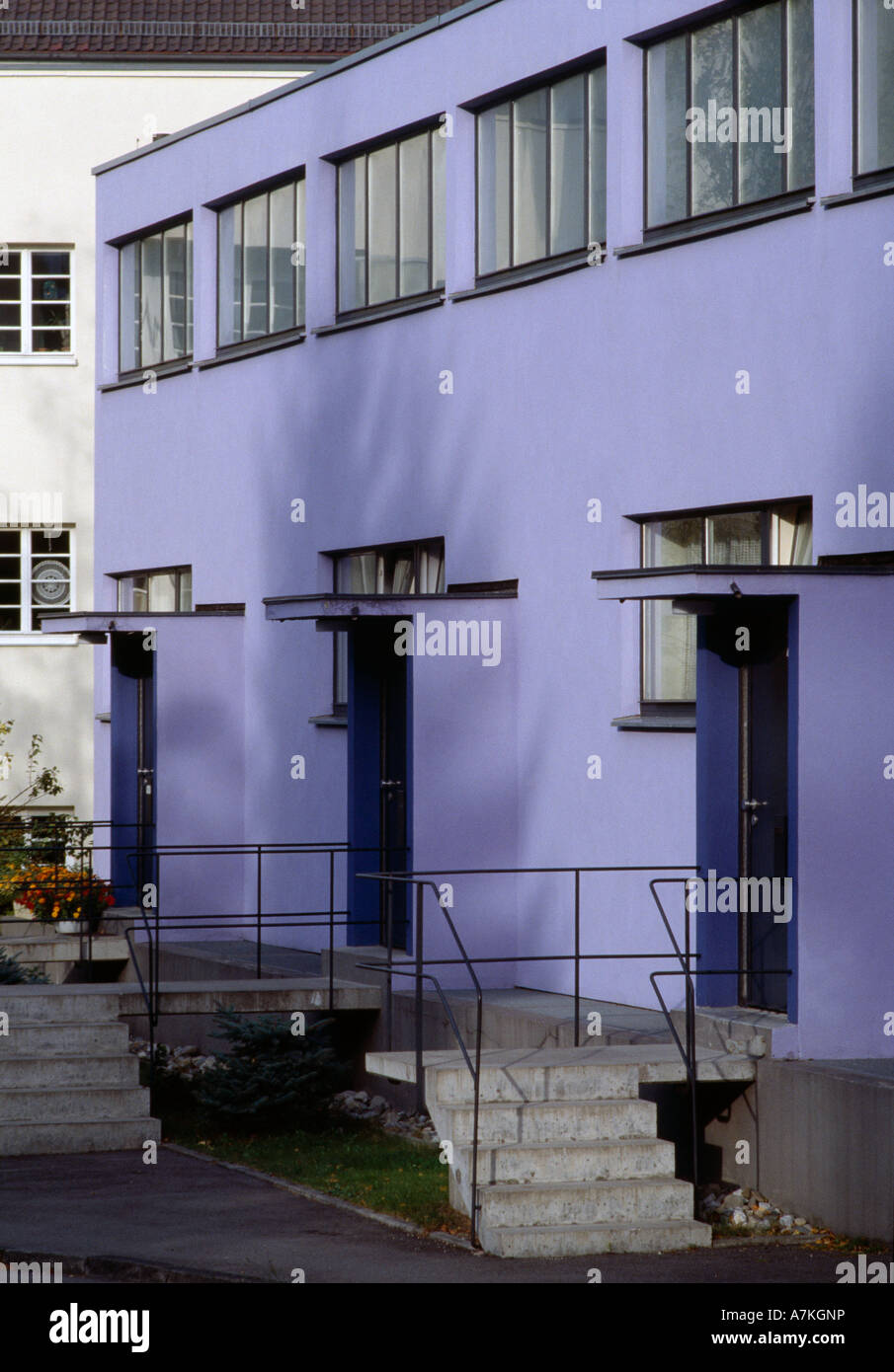 Weissenhof Estate, Stuttgart, 1927. Architect: Mart Stam Stock Photo