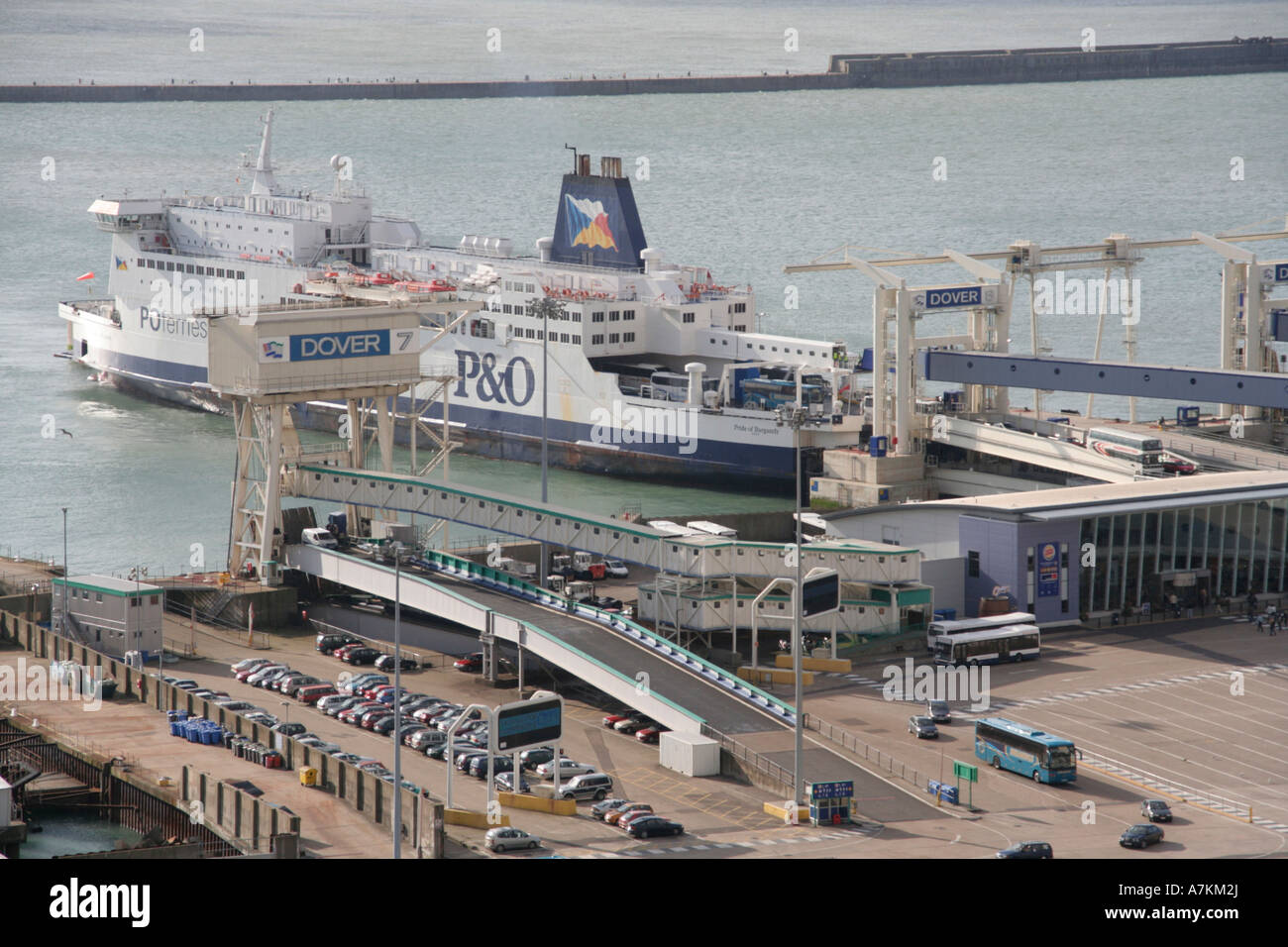 port of dover southern england ferry terminal destination calais france