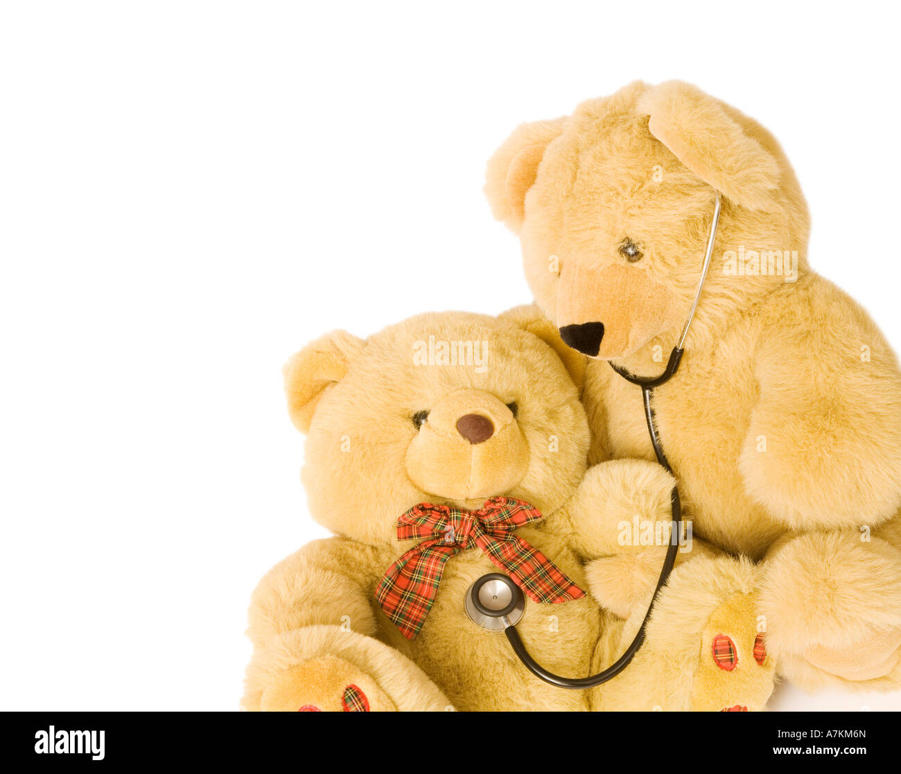 teddy bear with stethoscope